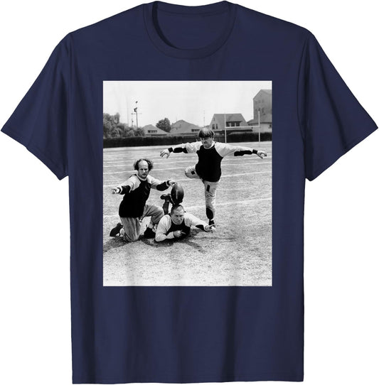 Three Stooges Football – Kick Off T-Shirt - T-Shirt | Navy