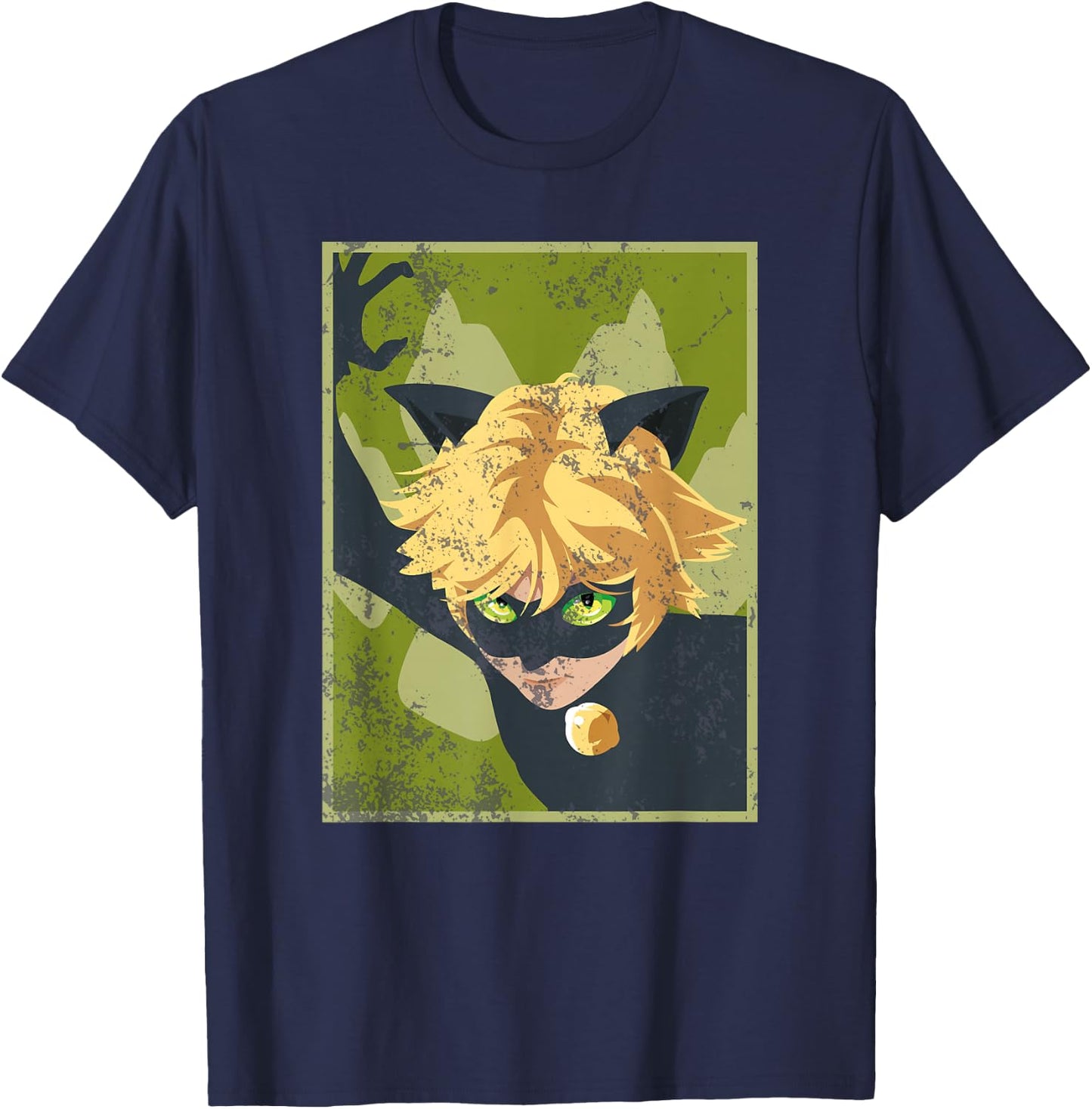 Miraculous Ladybug Vintage Collection with Cat Noir T-Shirt - T-Shirt | Navy