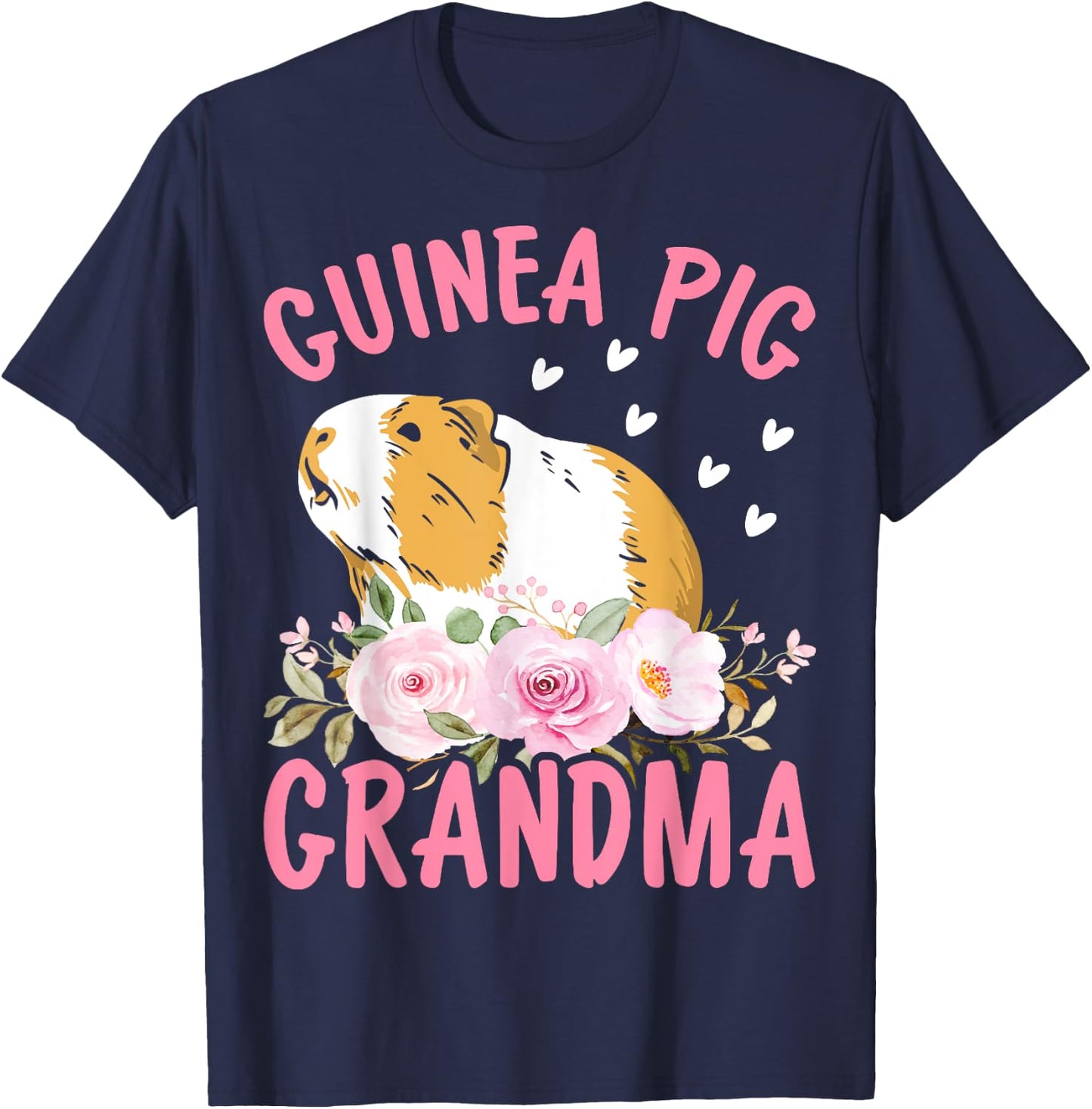 Guinea Pig Grandma T-Shirt - T-Shirt | Navy