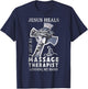 Jesus Saves I’m Just A Massage Therapist Lending My Hand T-Shirt - T-Shirt | Navy