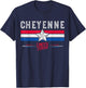 Cheyenne Retro Vintage Shirt Gift Women Men Kids T-Shirt - T-Shirt | Navy