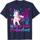 4 Year Old Gifts Unicorn Flossing 4th Birthday Girl Party T-Shirt - T-Shirt | Navy