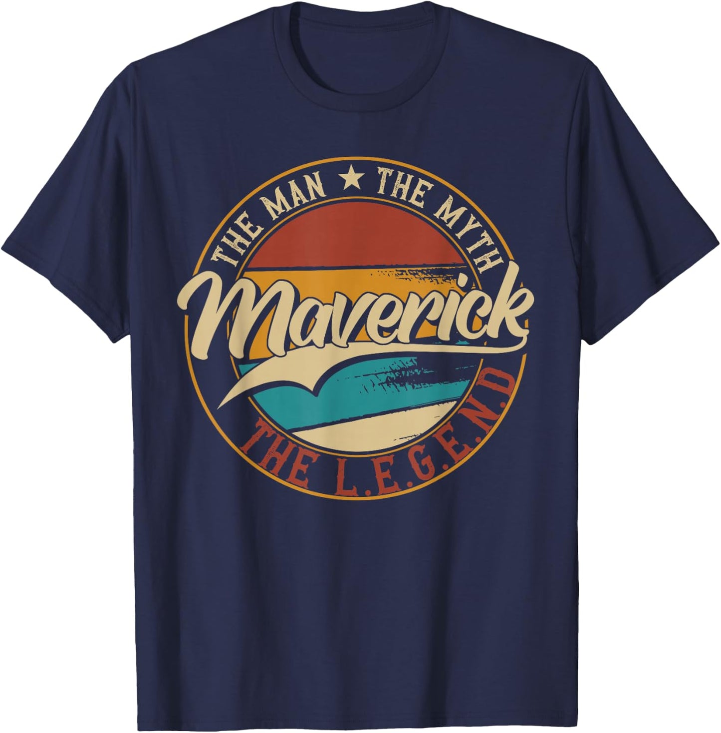 Maverick The man the myth the legend T-Shirt - T-Shirt | Navy