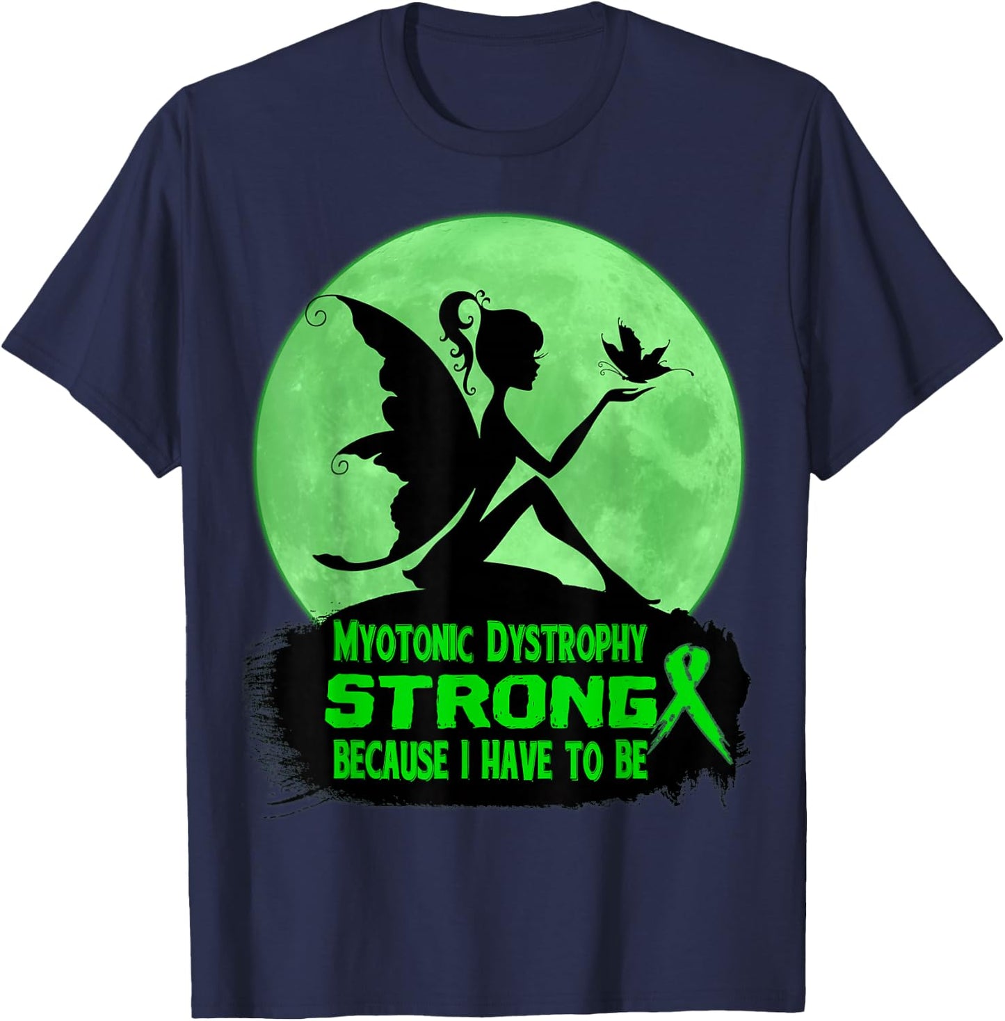 Myotonic Dystrophy Awareness T-Shirt - T-Shirt | Navy