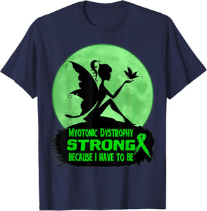 Myotonic Dystrophy Awareness T-Shirt - T-Shirt | Navy