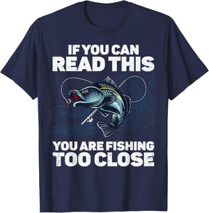 Funny Fishing Design Women Kids Fishes Fishing Lover T-Shirt - T-Shirt | Navy