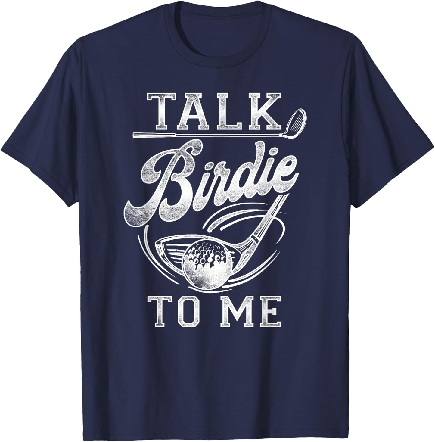 Golf Vintage Speak Birdie to Me T-Shirt - T-Shirt | Navy
