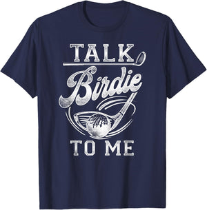Golf Vintage Speak Birdie to Me T-Shirt - T-Shirt | Navy