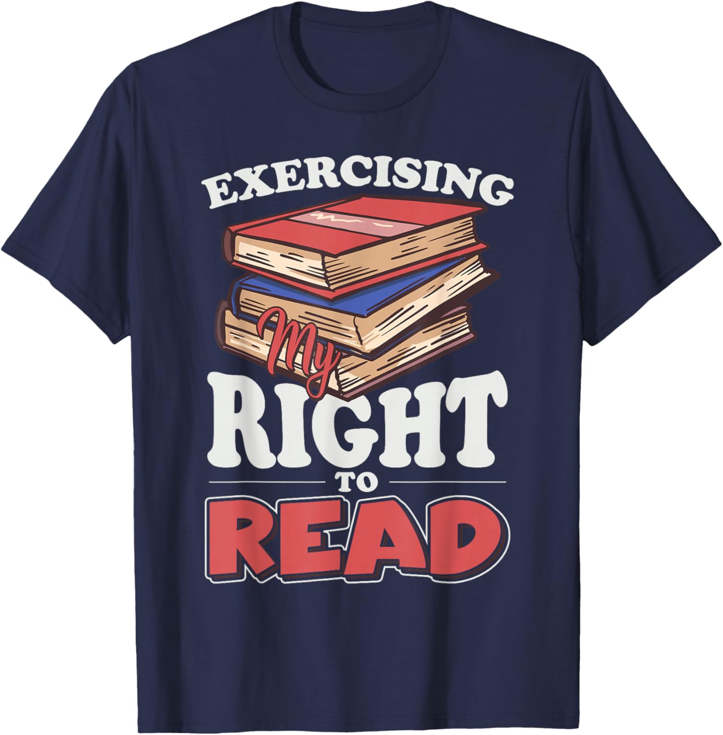 Banned Books T-Shirt - T-Shirt | Navy