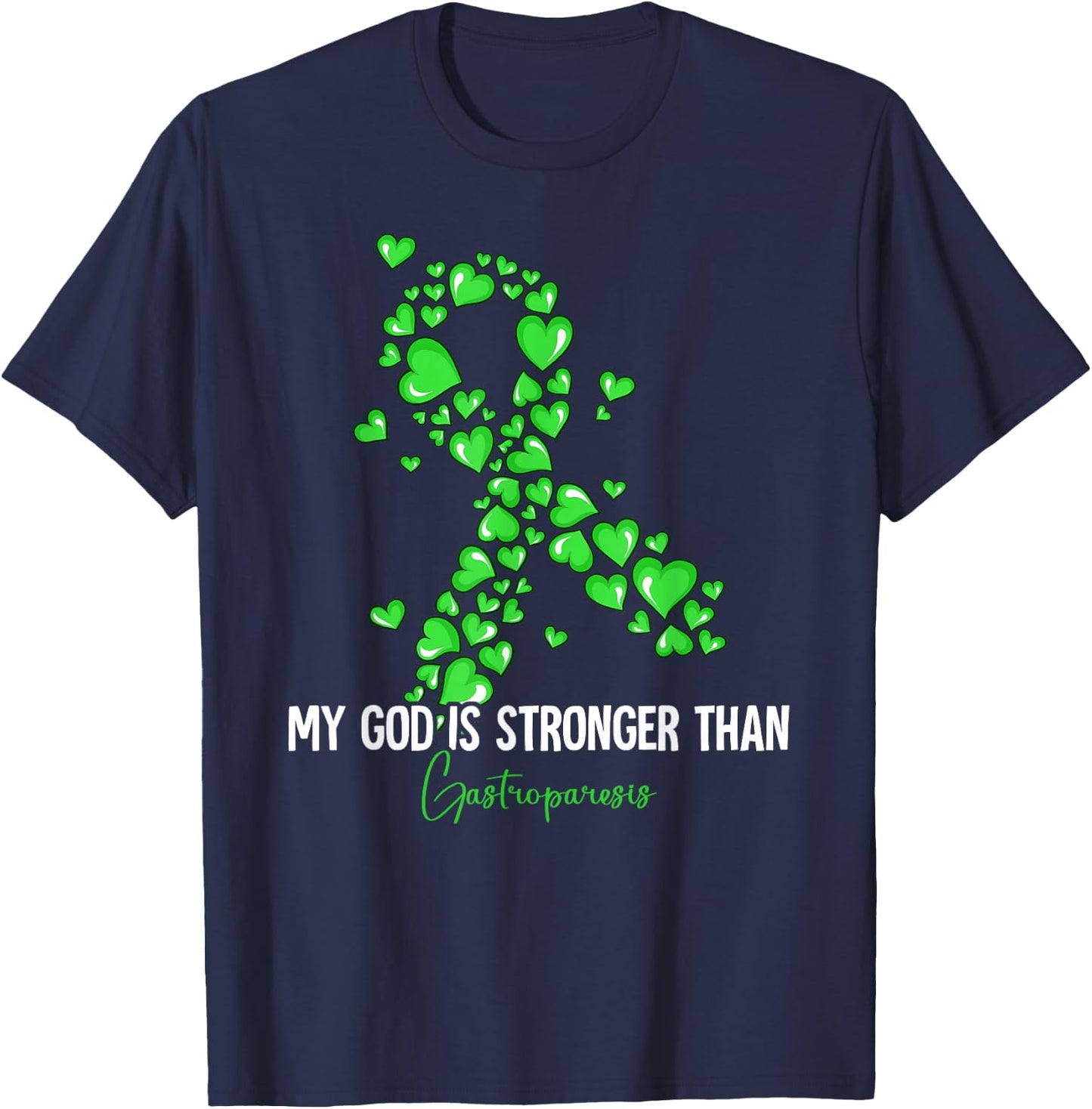 Gastroparesis Awareness T-Shirt - T-Shirt | Navy