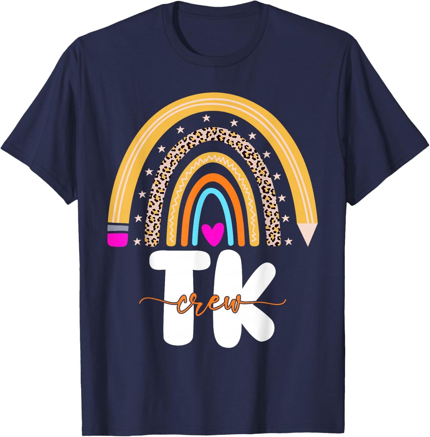 Team TK Transitional Kindergaten TK Crew Squad Teacher Kids T-Shirt - T-Shirt | Navy