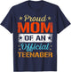Proud Mom Of An Official Teenager T-Shirt - T-Shirt | Navy