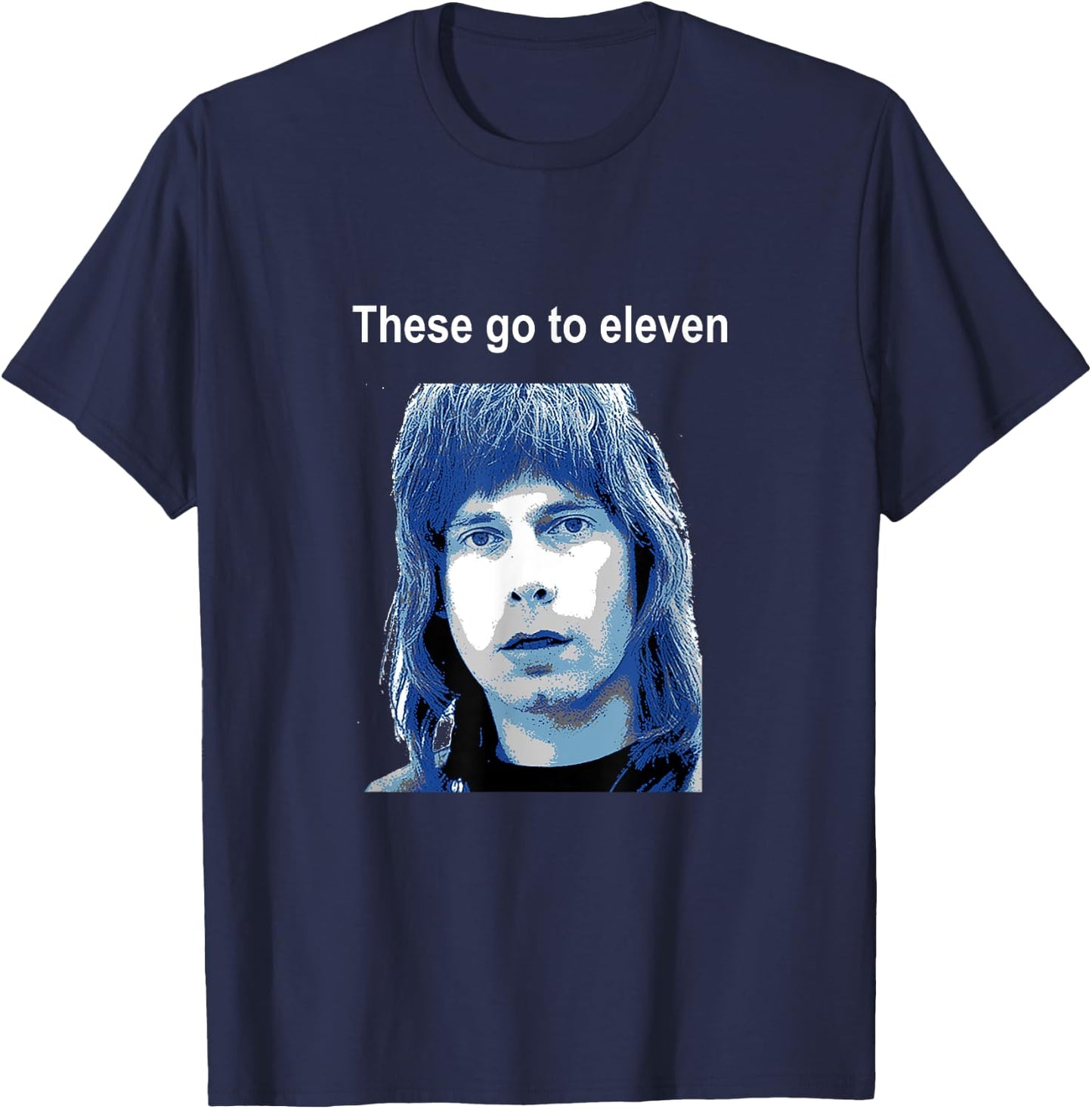 These go to eleven - funny 80s line T-Shirt - T-Shirt | Navy