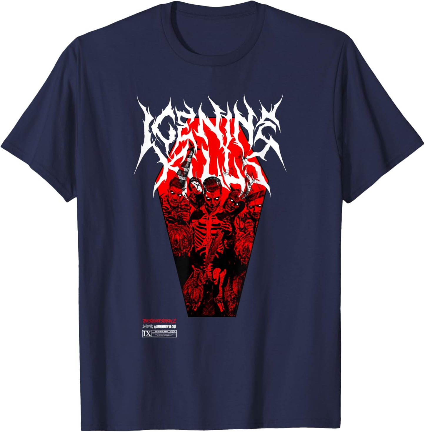 Ice Nine Kills – Coffin T-Shirt - T-Shirt | Navy