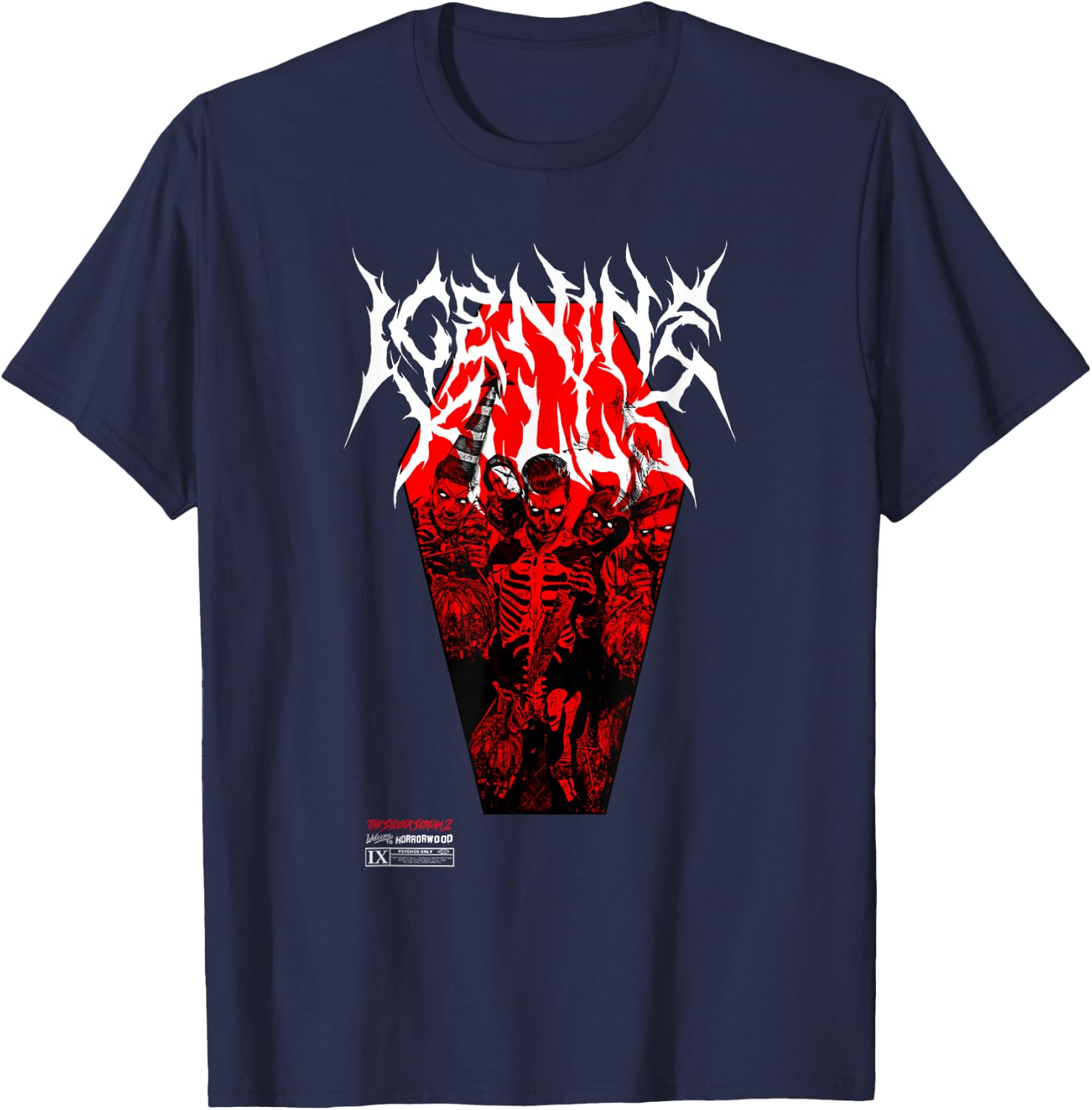 Ice Nine Kills – Coffin T-Shirt - T-Shirt | Navy