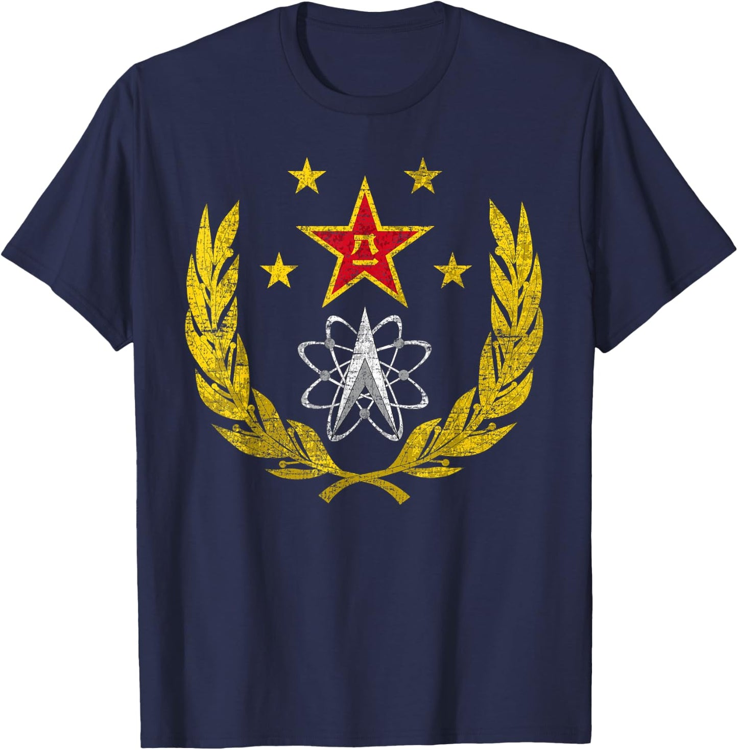 Chinese Space Forces Program China Aerospace T-Shirt - T-Shirt | Navy