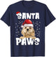 Funny American Cocker Spaniel Christmas Lights Tree Dog Men Women T-Shirt - T-Shirt | Navy