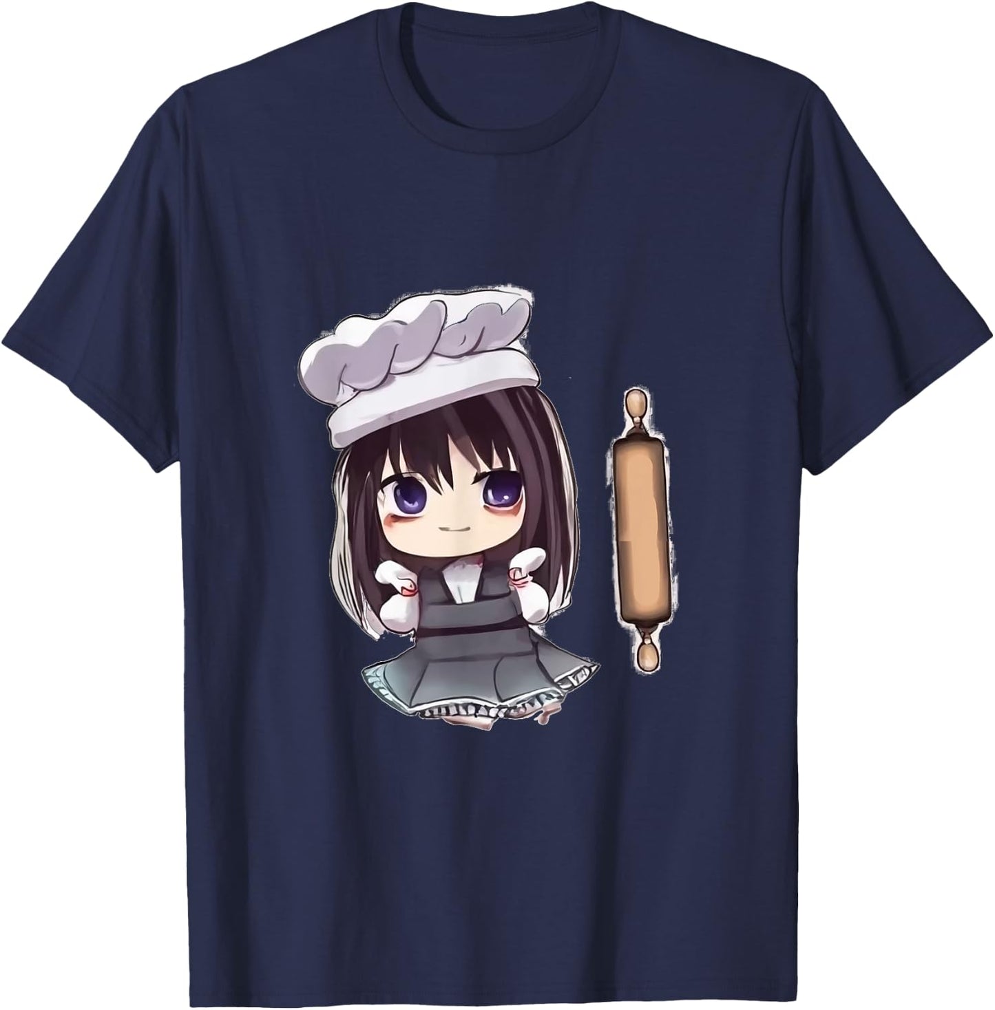 Anime Baker Baking T-Shirt - T-Shirt | Navy