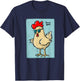 Funny Chicken Butt, Guess? T-Shirt - T-Shirt | Navy