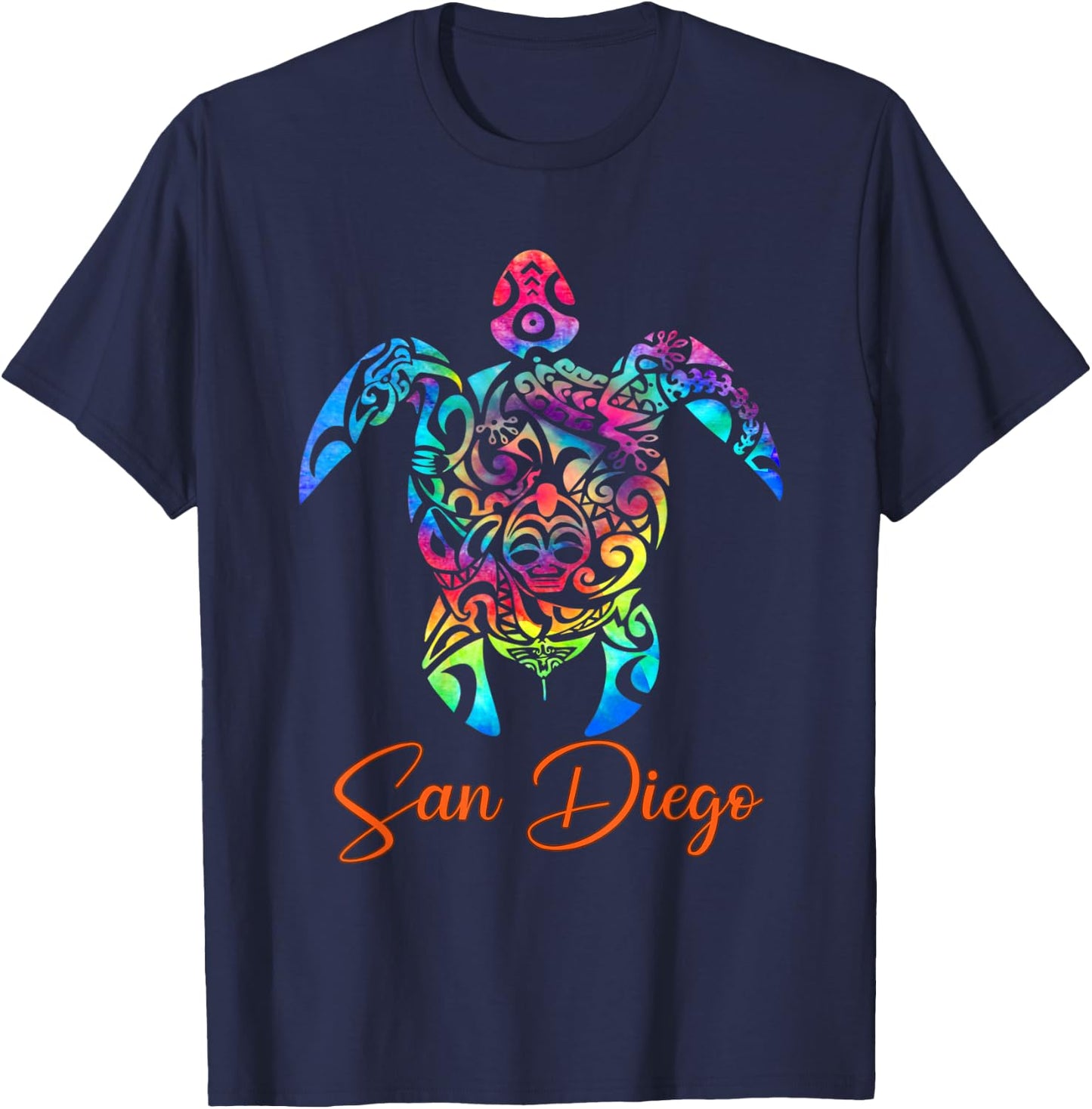 San Diego Sea Turtle Family Vacation Summer 2026 T-Shirt - T-Shirt | Navy