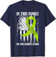 Retro In This Family No One Fight Alone Lymphoma Awareness T-Shirt - T-Shirt | Navy