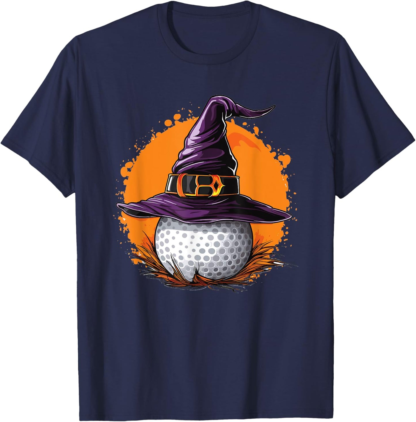 Witch Golf Lover Halloween Costume Golf T-Shirt - T-Shirt | Navy