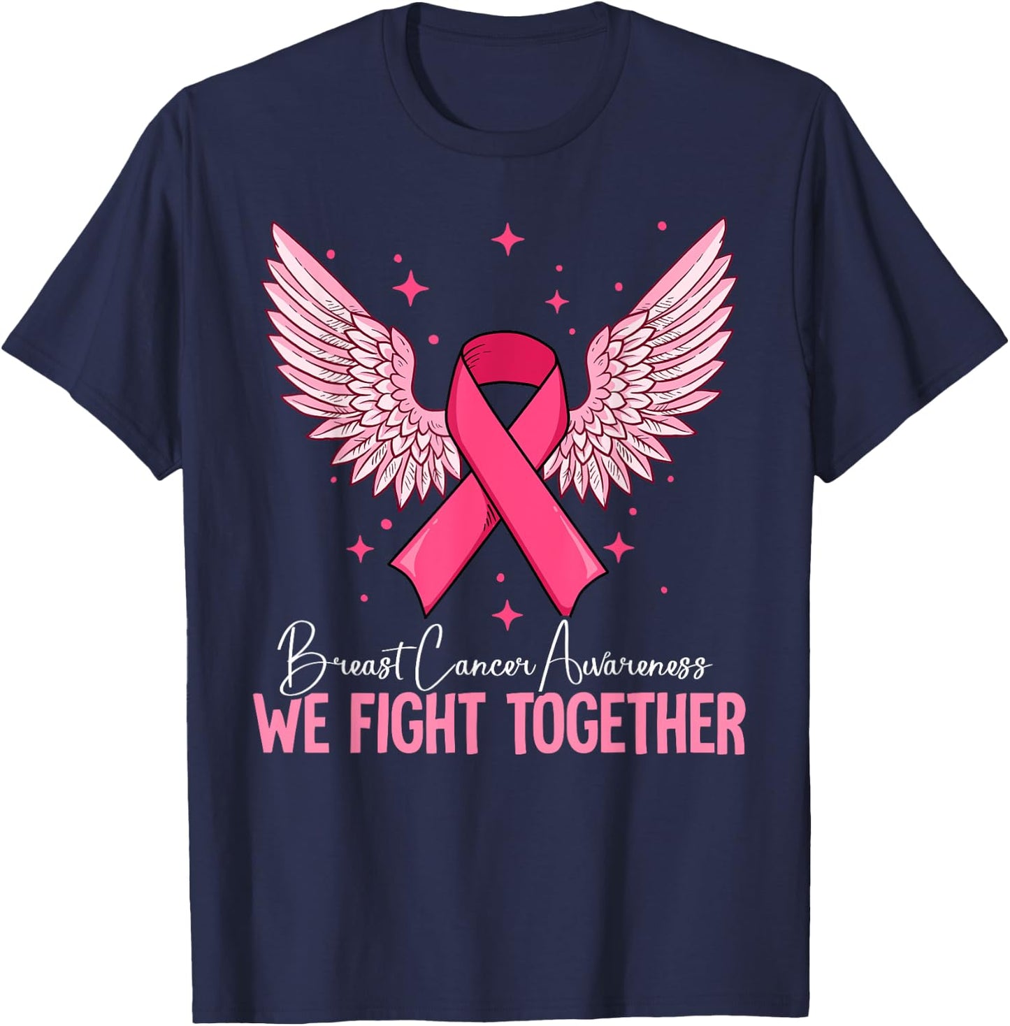 Breast Cancer Awareness T-Shirt - T-Shirt | Navy
