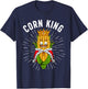 Cute Corn Design Boys Kernel Sweet Corn Cob Lover T-Shirt - T-Shirt | Navy