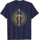 The Legend of Zelda Tears Of The Kingdom Master Sword Logo T-Shirt - T-Shirt | Navy
