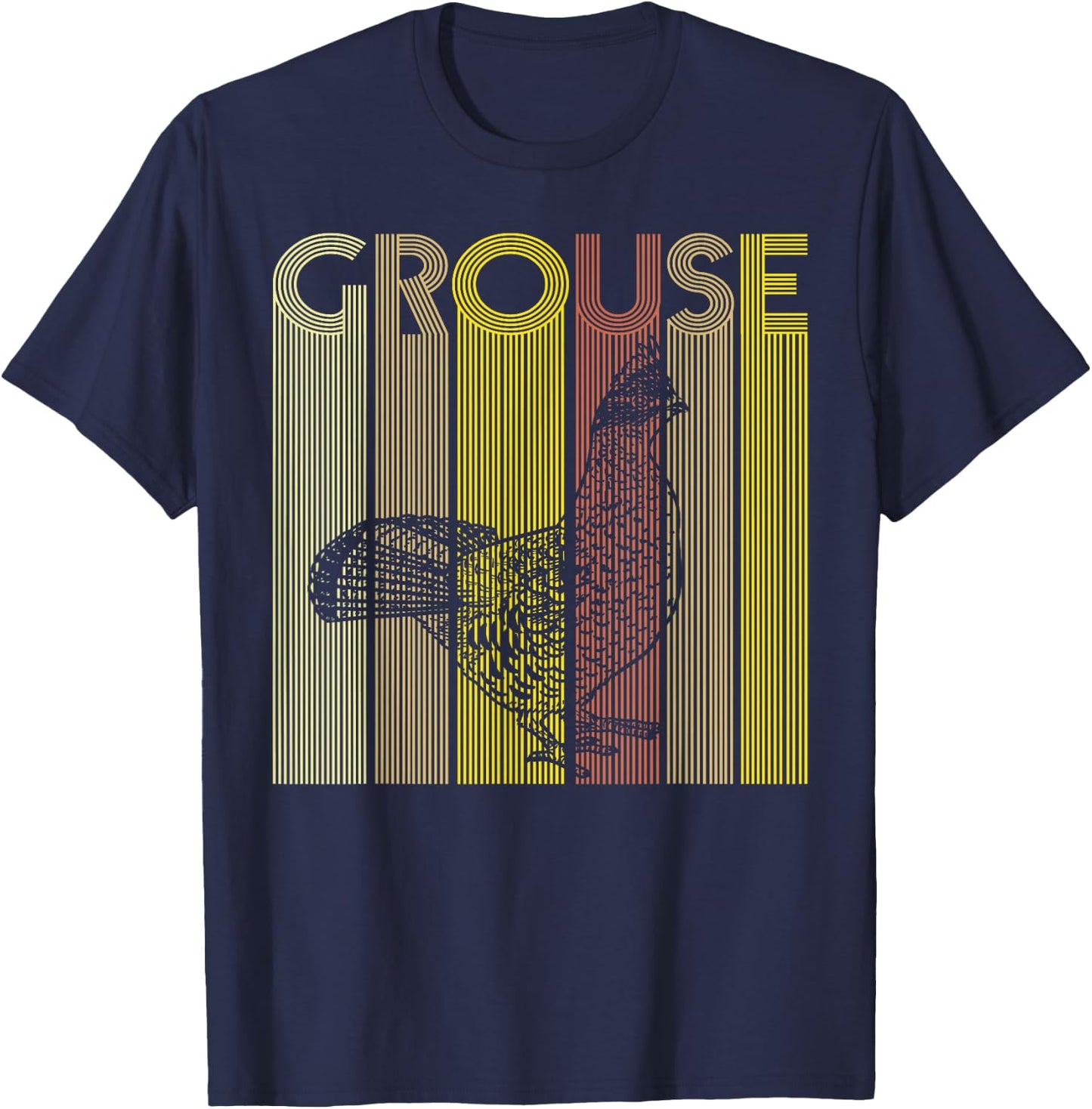 Grouse Design for a Ruffed Grouse lover T-Shirt - T-Shirt | Navy