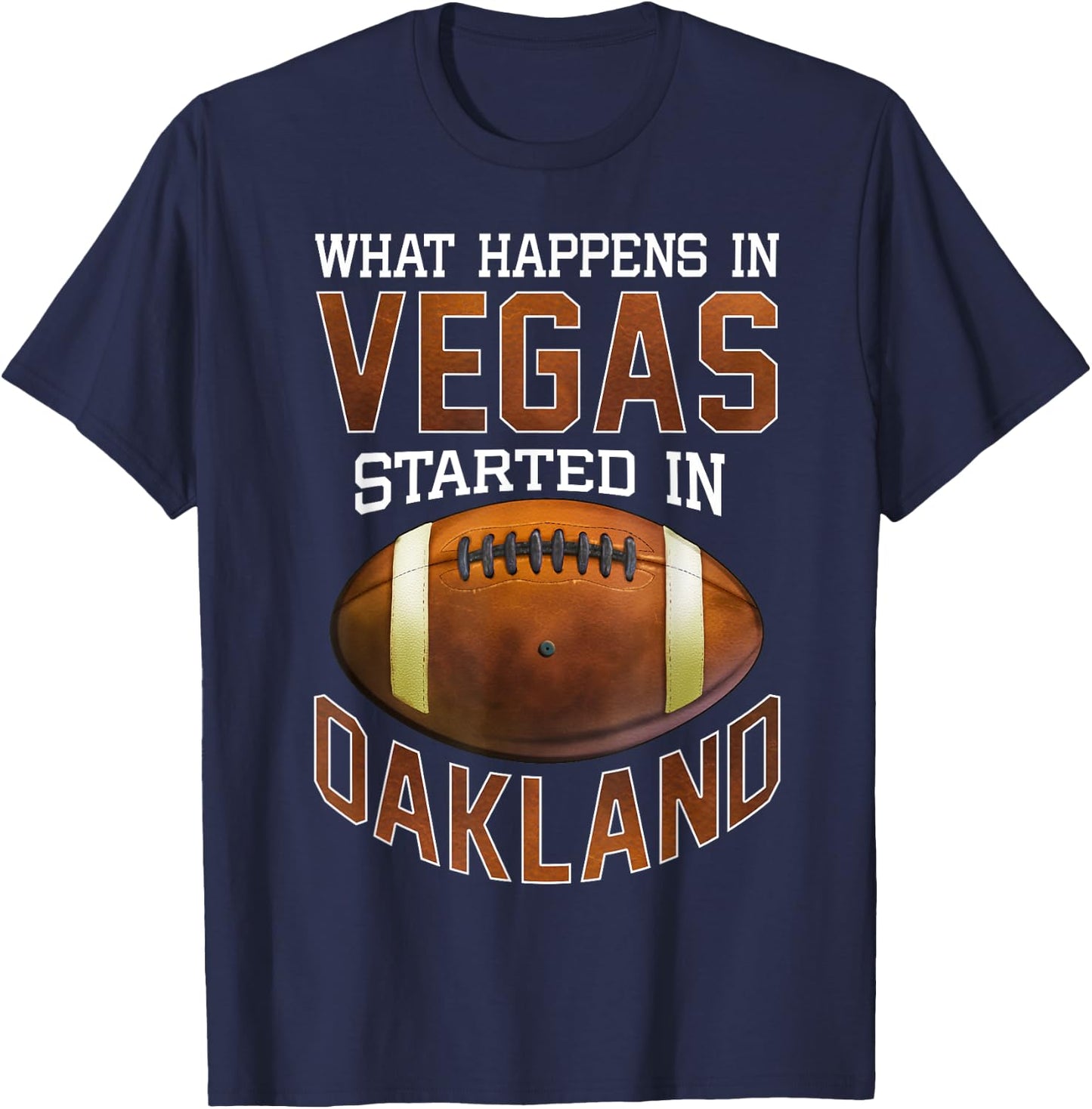 Funny What Happens American Football Fans Men Women Kids T-Shirt - T-Shirt | Navy