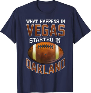 Funny What Happens American Football Fans Men Women Kids T-Shirt - T-Shirt | Navy