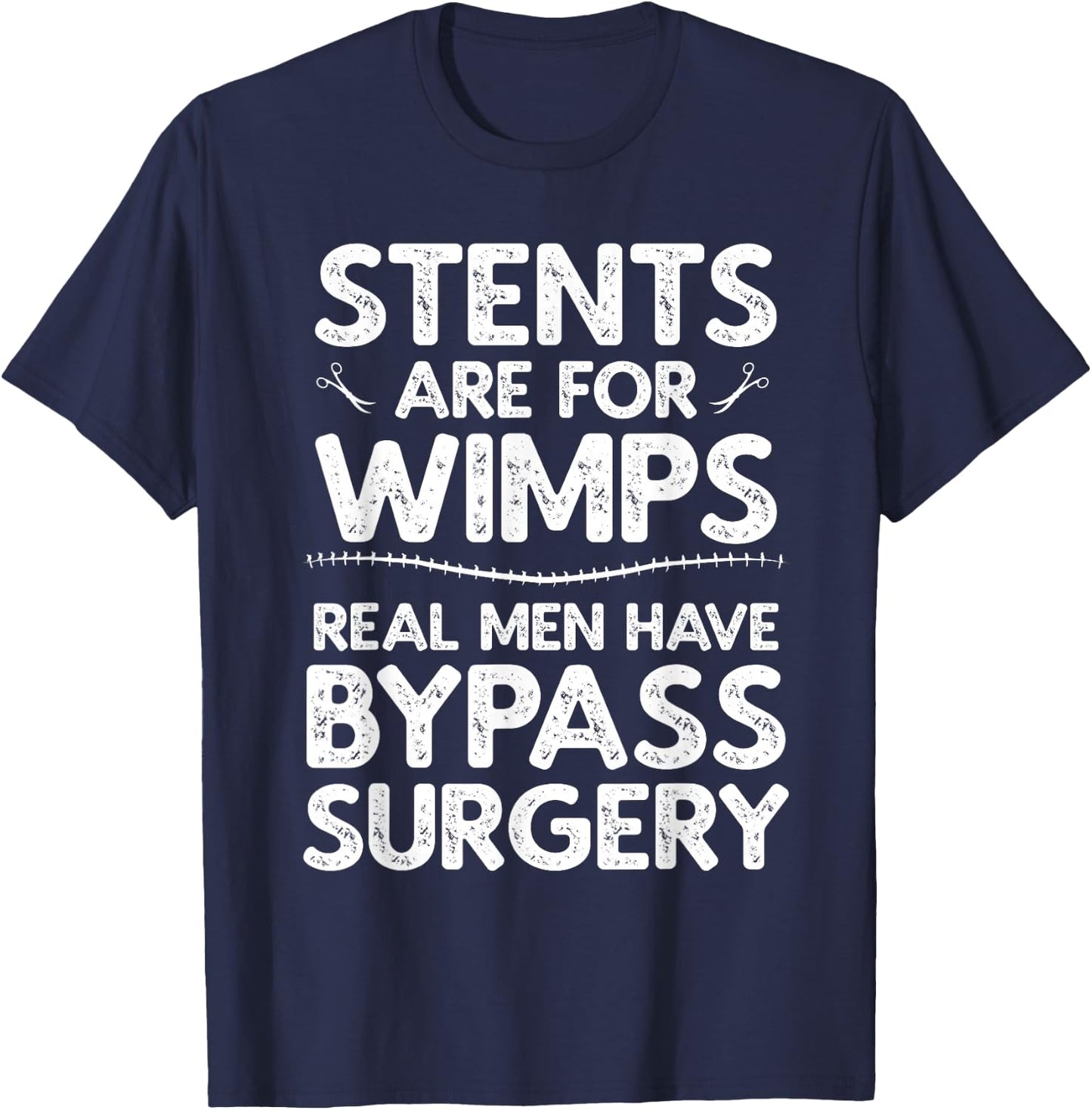 Cool Bypass Open Heart Surgery Art Boy Transplant T-Shirt - T-Shirt | Navy