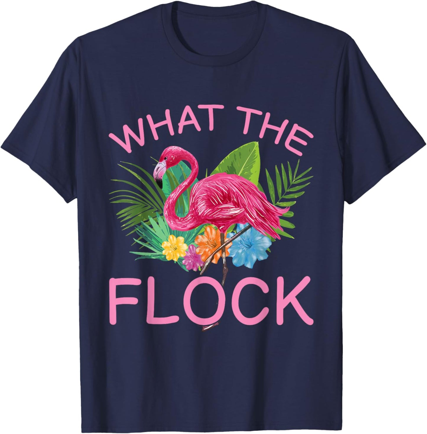 What the Flock T-Shirt - T-Shirt | Navy