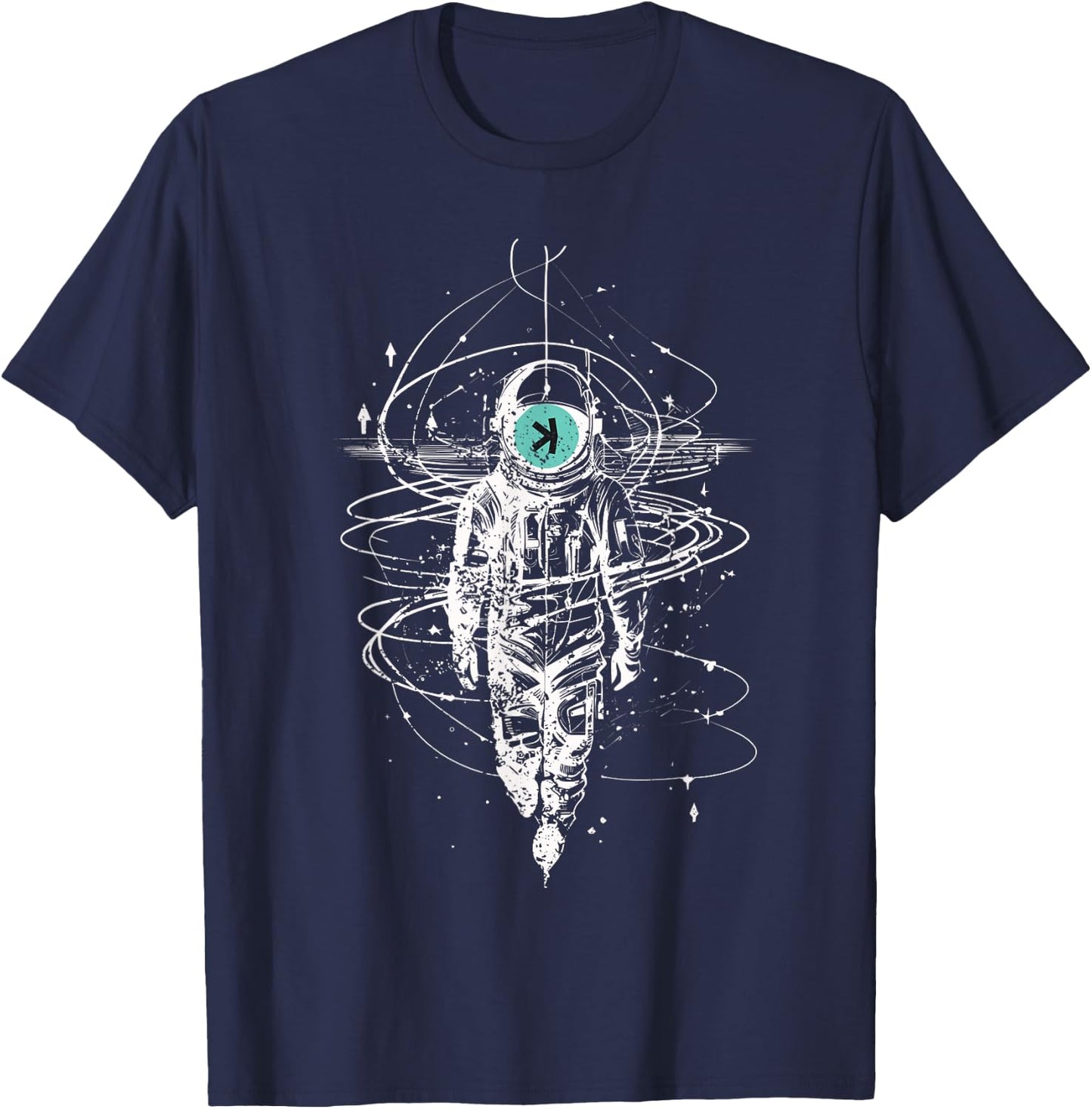 Kaspa Crypto Coin Bullrun 2024 Freedom Cryptocurrency T-Shirt - T-Shirt | Navy