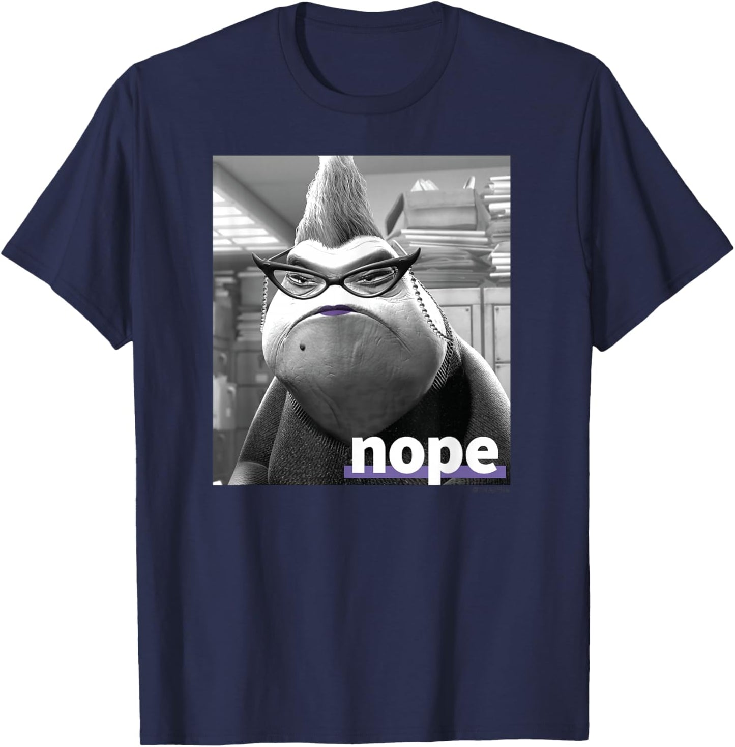Disney and Pixar’s Monsters, Inc. Roz Nope Quote T-Shirt - T-Shirt | Navy