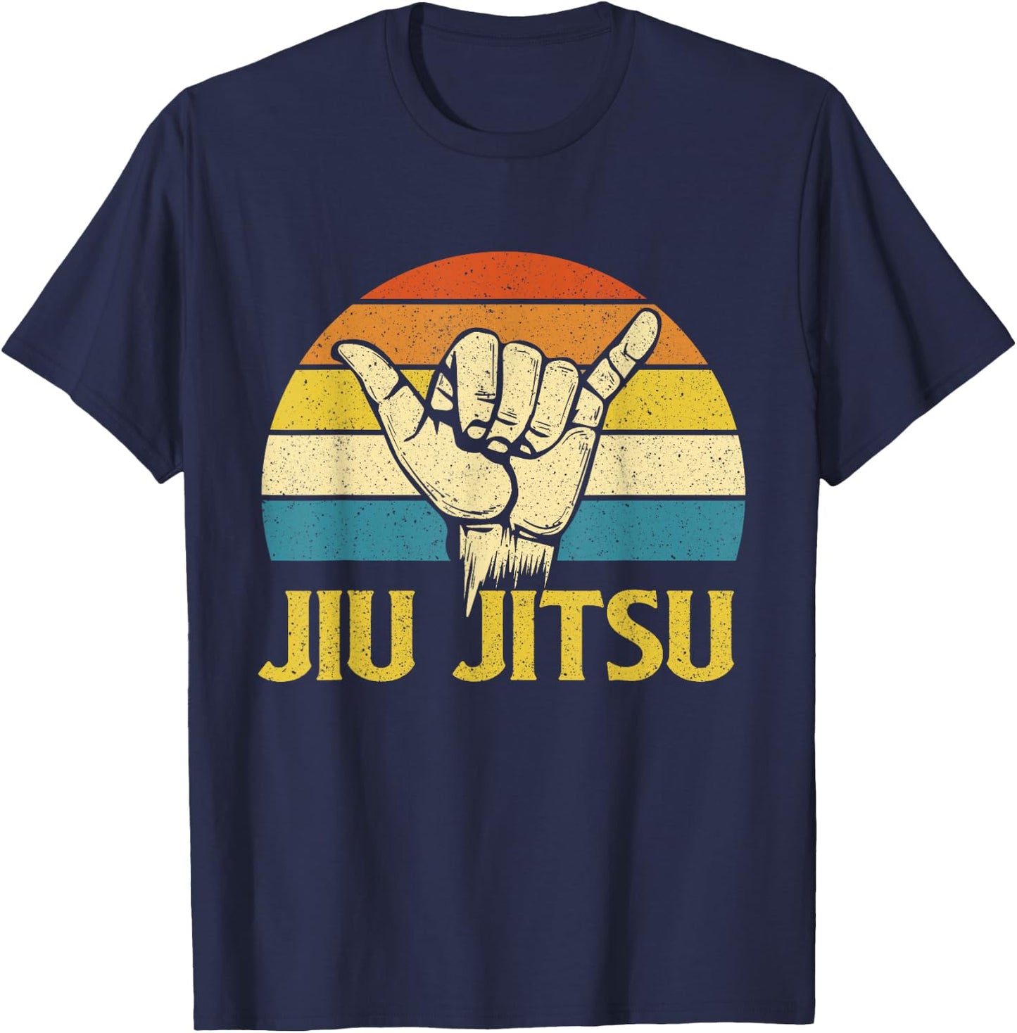 Jiu Jitsu - Martial Arts Ground Fighting Self Defense BJJ T-Shirt - T-Shirt | Navy