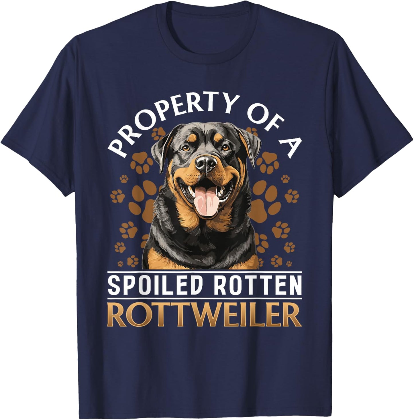 Rottweiler Rottie Dog Breed Pet - Rottie mom T-Shirt - T-Shirt | Navy