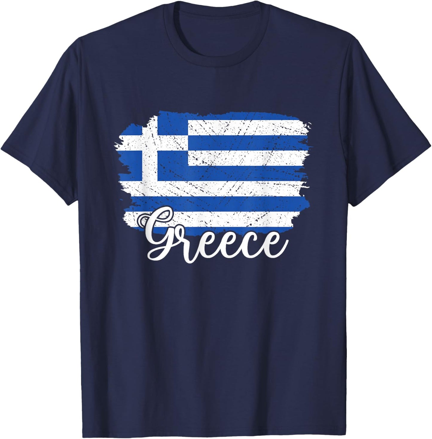 Greece Flag Men Women Kids Greece Country T-Shirt - T-Shirt | Navy