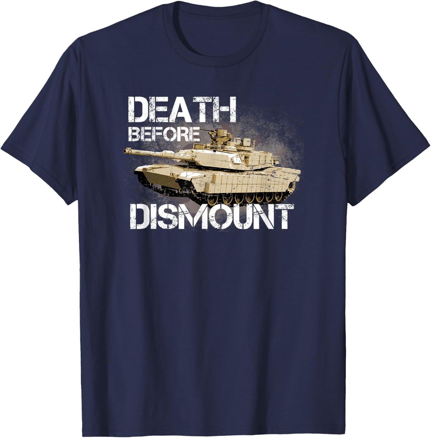 Death Before Dismount T-Shirt - T-Shirt | Navy