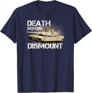 Death Before Dismount T-Shirt - T-Shirt | Navy