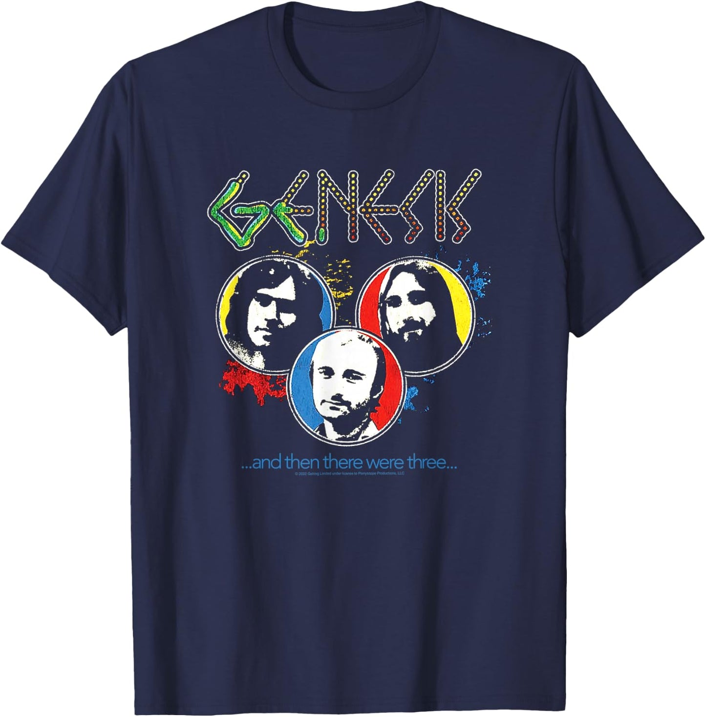 Genesis - and Then There were Only Three T-Shirt - T-Shirt | Navy