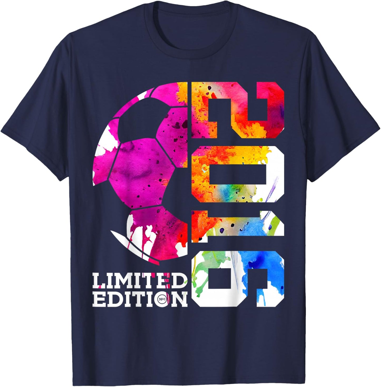 9th Birthday Soccer Limited Edition 2016 T-Shirt - T-Shirt | Navy