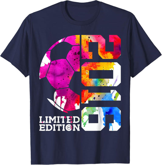 9th Birthday Soccer Limited Edition 2016 T-Shirt - T-Shirt | Navy