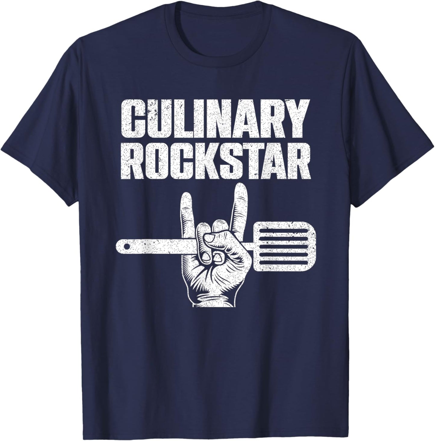 Funny Culinary Design Women Chef Cook Culinary Lover T-Shirt - T-Shirt | Navy
