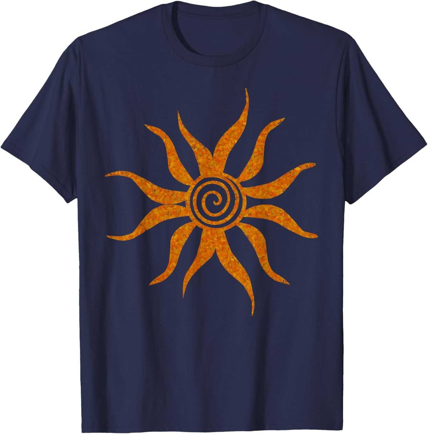 Sun Symbol Spirituality T-Shirt - T-Shirt | Navy