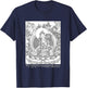 White Tara Tibetan Goddess Buddhism T-Shirt - T-Shirt | Navy