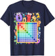 Maths Numbers Costume Idea For Kids & Multiplication square T-Shirt - T-Shirt | Navy