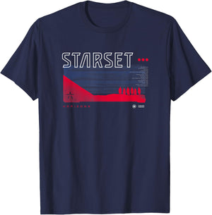 Starset - Silhouette Horizons T-Shirt - T-Shirt | Navy