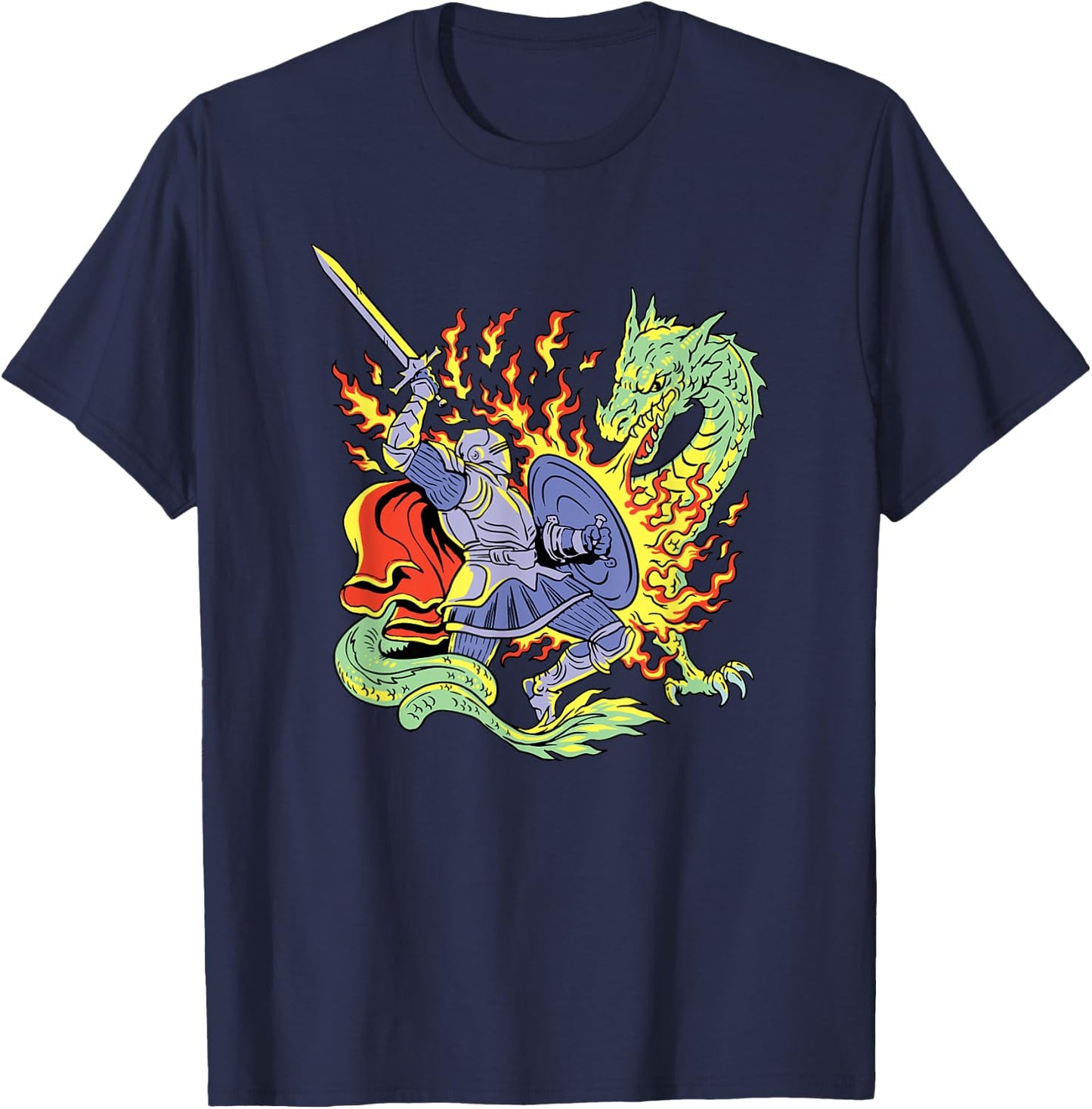 Dragon Slayer T-Shirt - T-Shirt | Navy